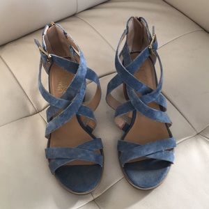 Franco Sarto Suede Sandals size 6